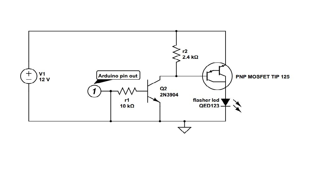 High level switching with PNP darlington