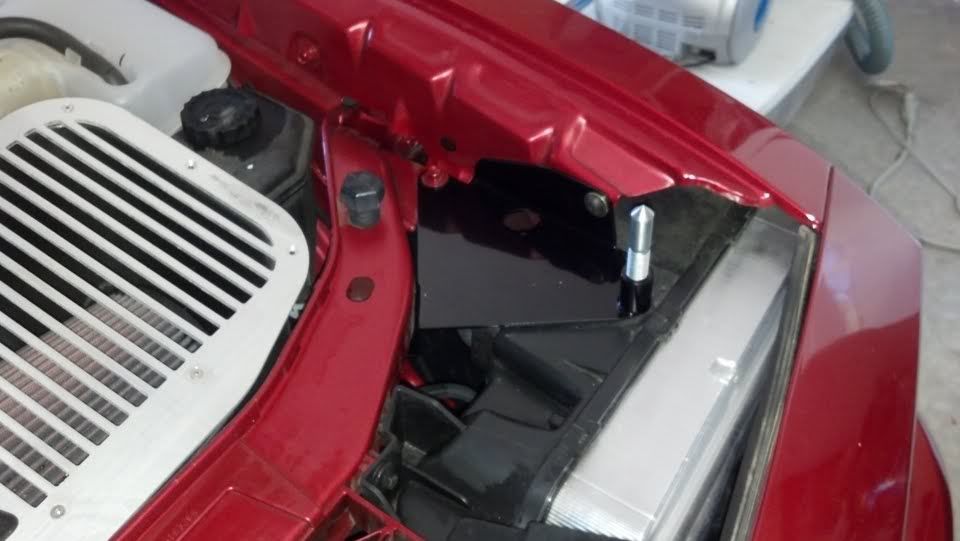 Hood Pins Installed Dodge Challenger Forum