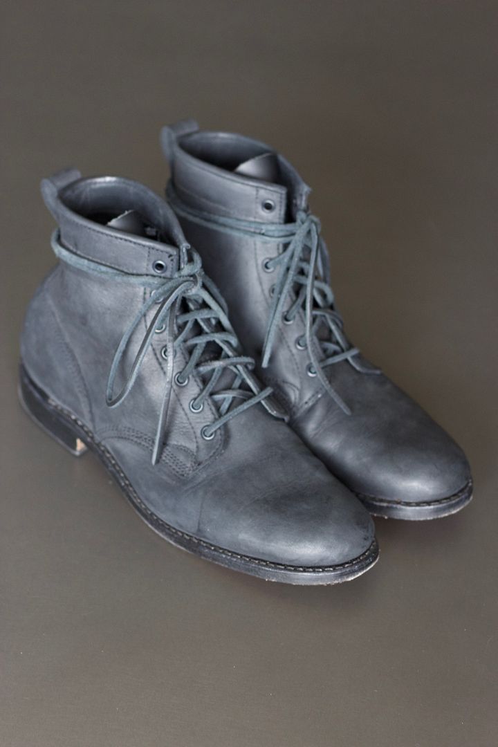 Dayton Custom MTO Charcoal Black Nubuck Leather 6" Service Boot 10.5D