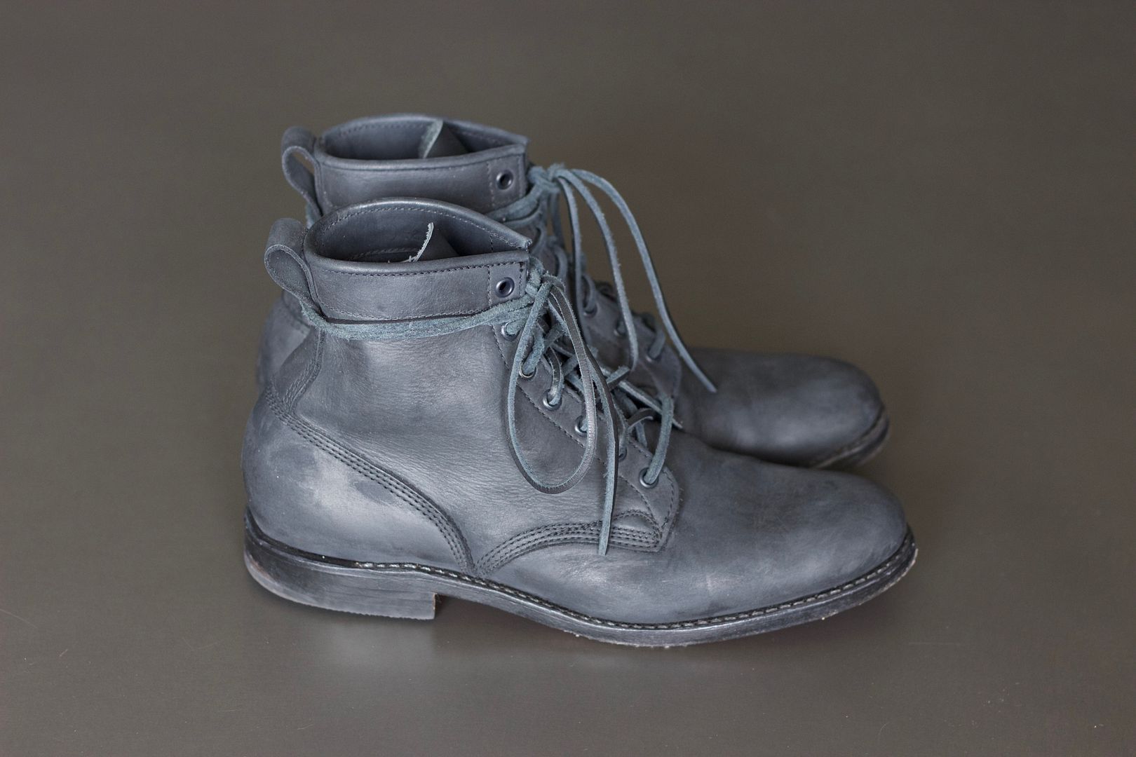 Dayton Custom MTO Charcoal Black Nubuck Leather 6" Service Boot 10.5D