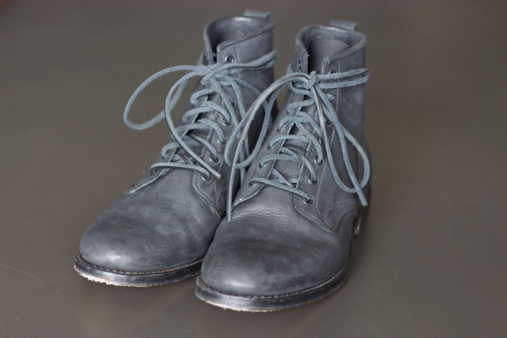 Dayton Custom MTO Charcoal Black Nubuck Leather 6" Service Boot 10.5D