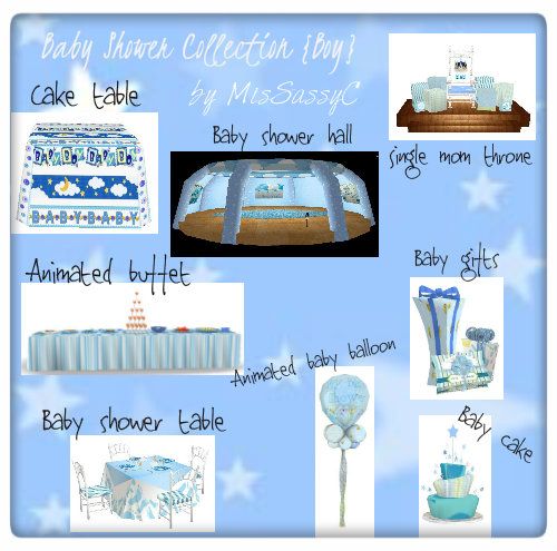 baby boy shower collection