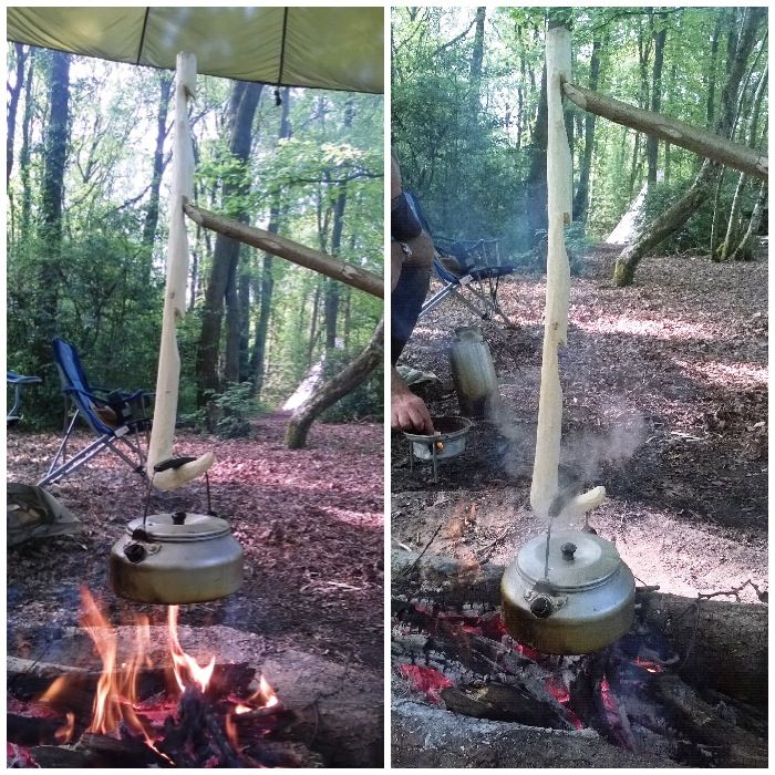 Bushcraft UK How To…. Carve and Use an Adjustable Pot Hanger