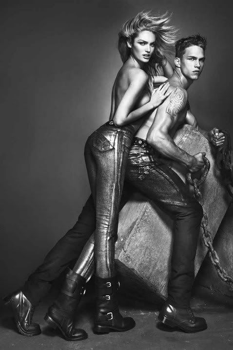 Candice Swanepoel for Versace Jeans Fall 2012 Ads