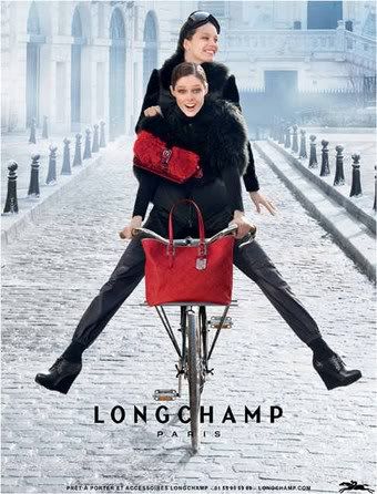 Longchamp Fall 2012 Ads Stars Coco Rocha