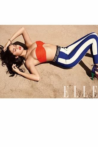 Selena Gomez Elle July 2012 Fashion Style