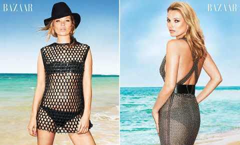 Kate Moss Harpers Bazaar June July 2012 Issue