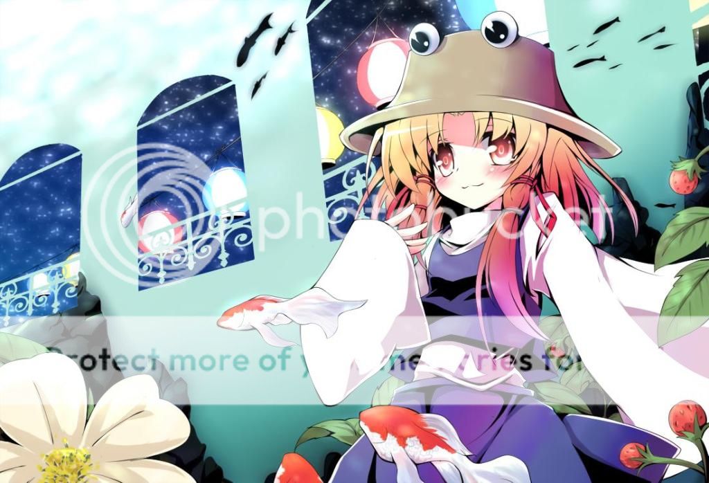 守矢神社的神明諏訪子 同時也是青蛙子ww ５２ｐ 東方壁紙